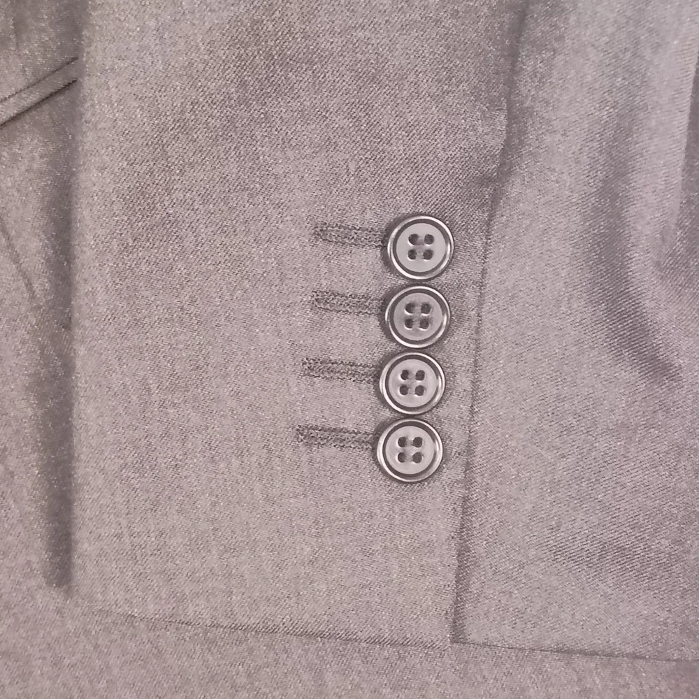 Canali Mens Charcoal Gray 100% Wool 2 Button Blazer Sport Coat Made in Italy 46R